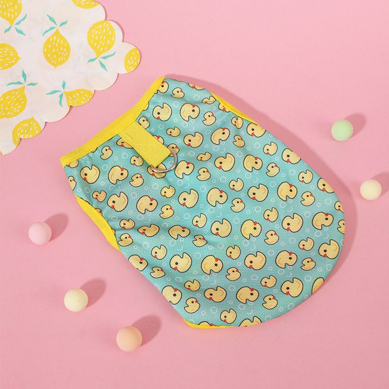 Pet Clothes For Small And Medium Teddy Bichon Dogs Summer Duck T Cat Vest Breathable Non-Stick Hair_voghion.com