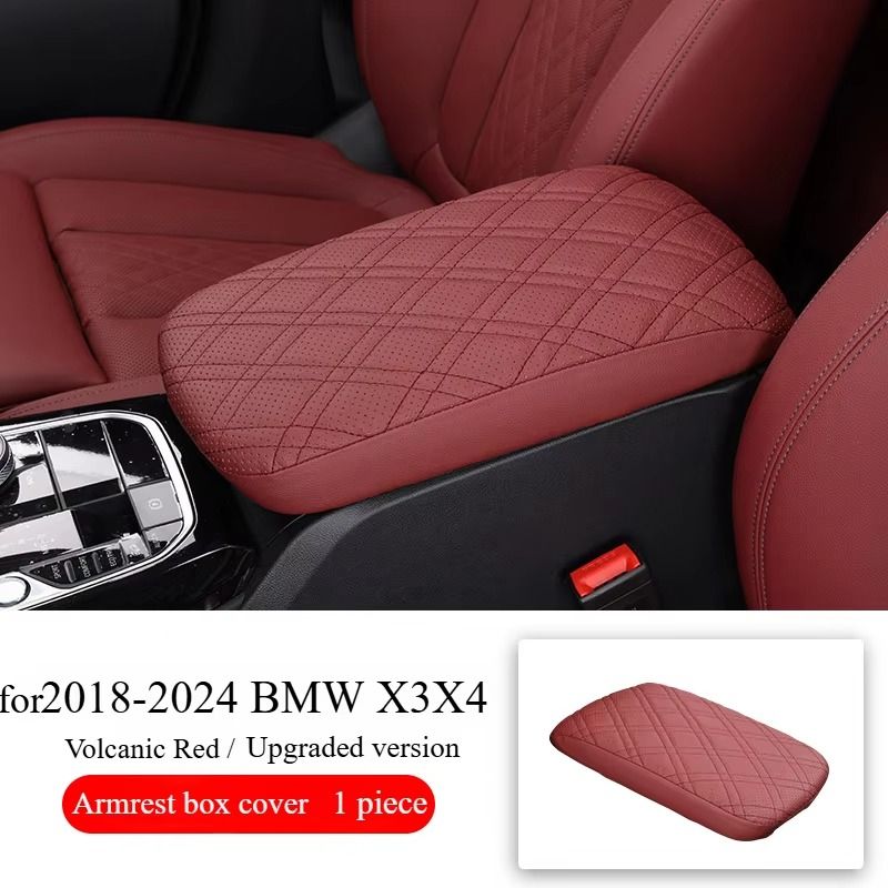For BMW 3/5 Series X1/iX3/X4/X5L Car Center Console Armrest Box Cover Storage Box Protective Cover Car Interior Comfortable Support_voghion.com