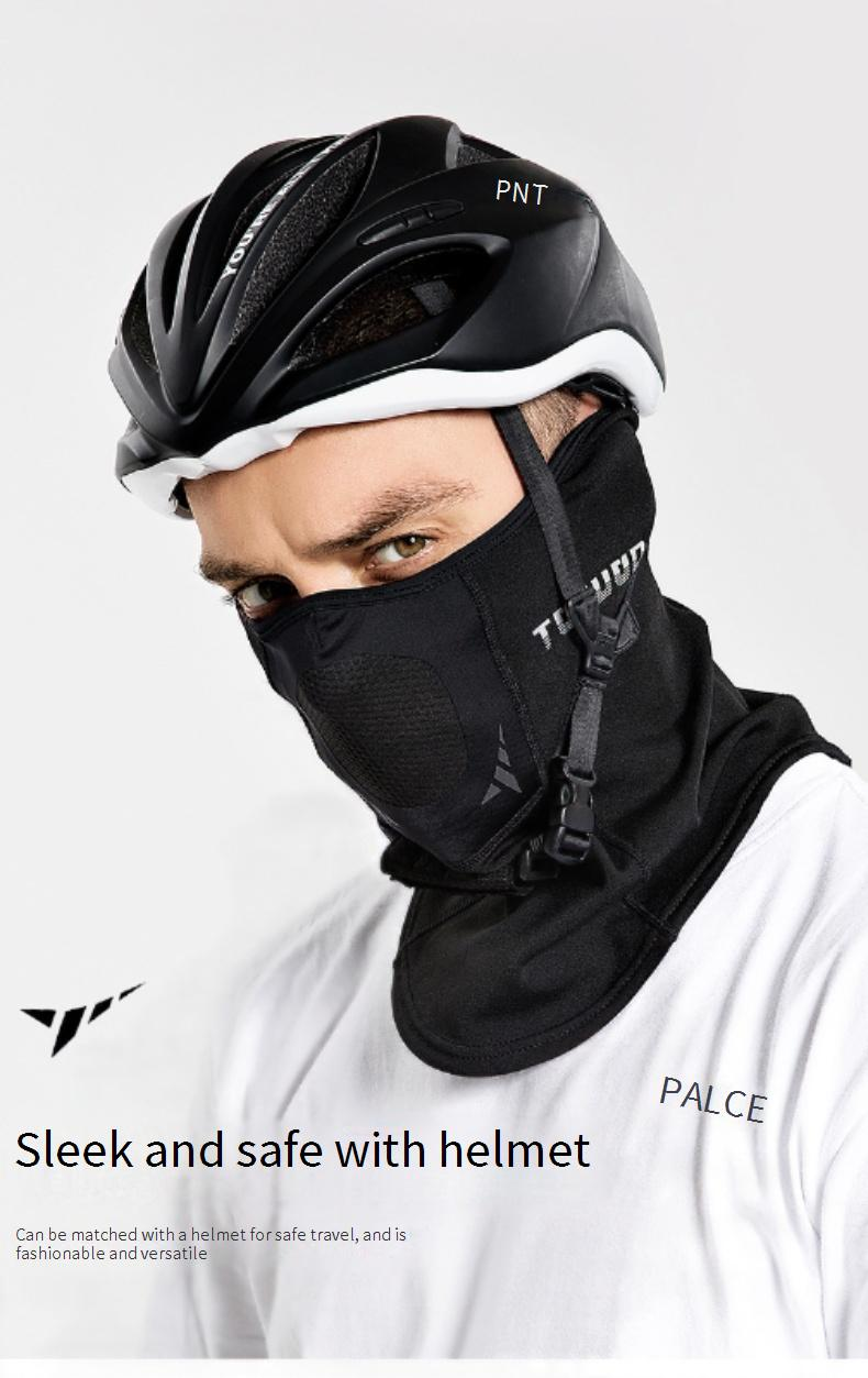 Unisex Sport-Fahrradmaske Warme Gesichtsmaske Hals- und Ohren-Skimaske Kaltes Lätzchen für den Außenbereich_voghion.com