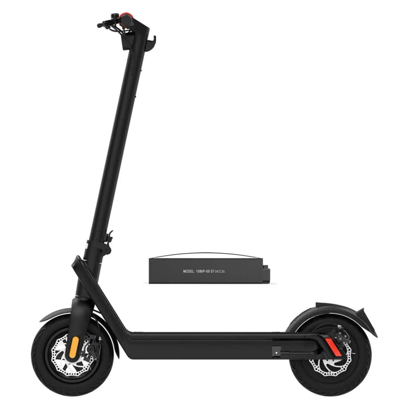 AOVO X9 ProMax 48V 1100W Tepe Motorlu Elektrikli Scooter, 36V 15.6Ah Pil, 40km/s Maksimum Hız, 110KM Menzil, 10'' Arazi Lastiği_voghion.com