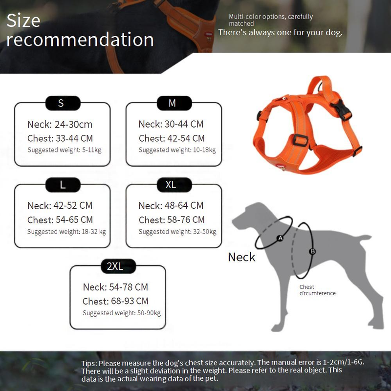 Pet Products Dog Traction Rope Explosion Proof Reflective Pet Chest Harness Medium And Large Dog Anti Breakaway Dog Walking Rope_voghion.com