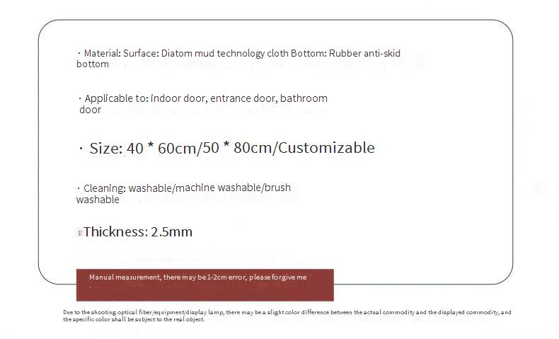 Weiche Badematte aus Kieselgur – extrem saugfähig und rutschfest, mit technischem Gewebe, verdickt für Badezimmer und Toilette, schnelltrocknend und schimmelresistent_voghion.com