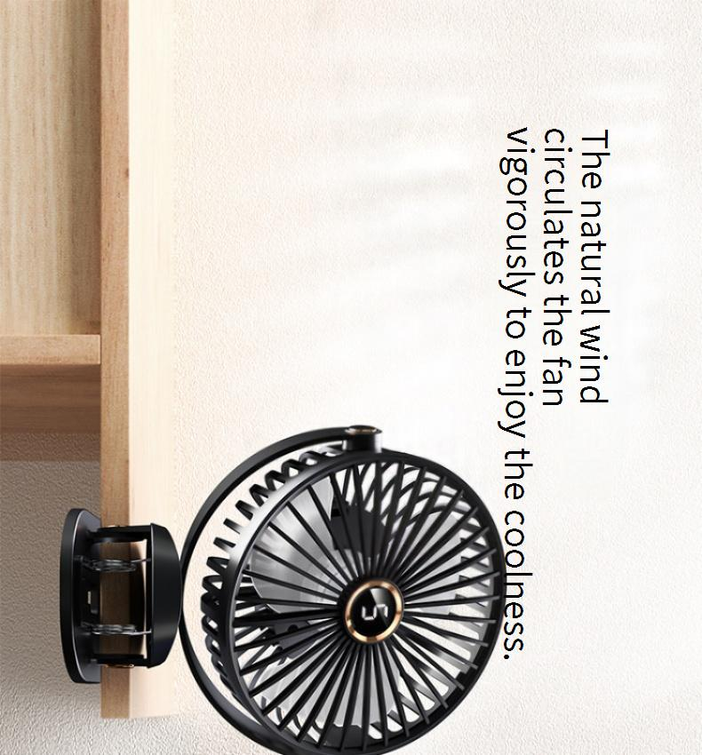 6 Inch USB Desk Fan - Dual Power (AC/USB) Quiet Office Fan (3 Speed Settings Adjustable Tilt ≤35dB Silent Mode)_voghion.com