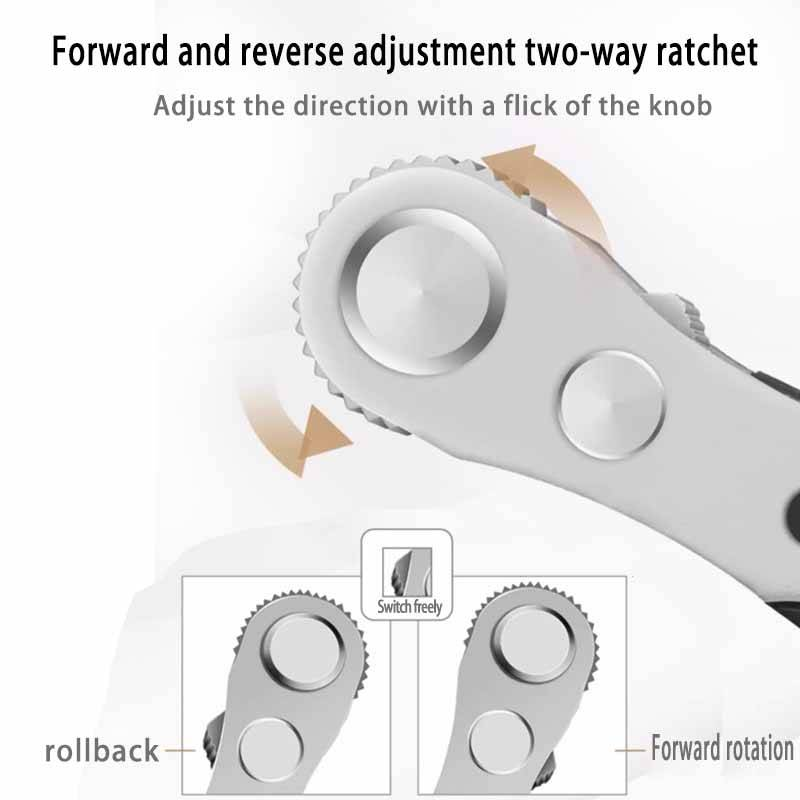24-in-1 Ratchet Screwdriver Set Household Tools High Hardness S2 Alloy Steel Bit Durable And Anti-Slip_voghion.com