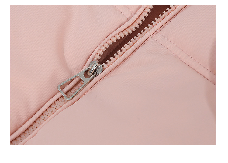 Doudoune courte convertible à manches amovibles et capuche en fausse fourrure pour femme - Manteau d'hiver taille haute doublé polaire épaisse_voghion.com