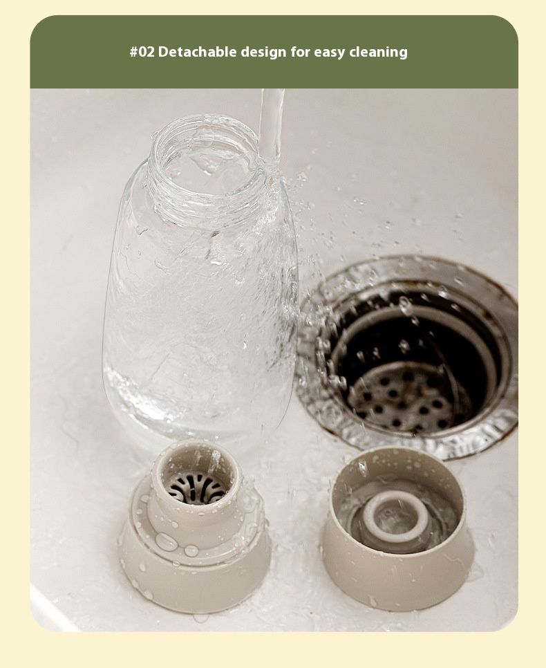 Glass Liquor Bottle – Modern & Minimalist Design For Wine, Whiskey & DIY Drinks (500ml/1000ml, White/Green)_voghion.com