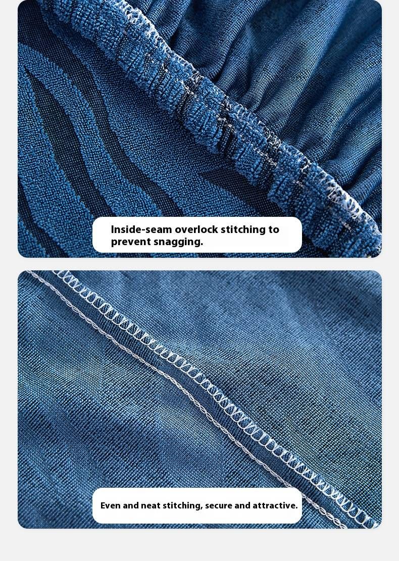 Copridivano elastico, copridivano estensibile a copertura totale, tessuto in poliestere spesso, design senza braccioli, colori a righe e tinta unita_voghion.com