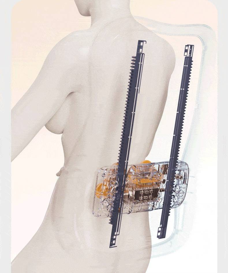 Ultra-Thin Massage Cushion For Car & Home Use - 2D Kneading & Heating Pad For Lower Back, Lumbar, Neck & Full Body Relief_voghion.com