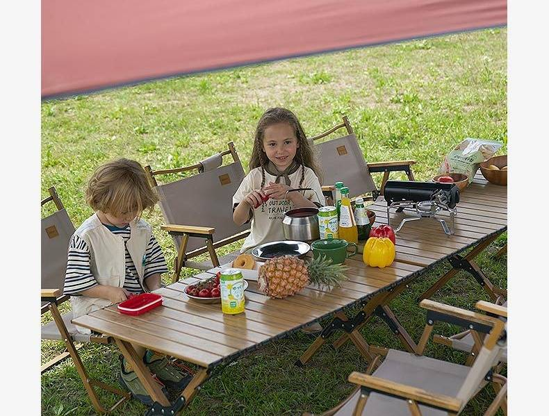 KK Tree Heavy-Duty Camping Canopy Tent – 4x3m Windproof & Waterproof Sun Shelter, UV50+ Black Vinyl Coated Awning For Outdoor Adventures_voghion.com