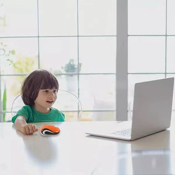 Straight mini children Steamed rolls wireless desktop laptop accessories business gift mouse_voghion.com