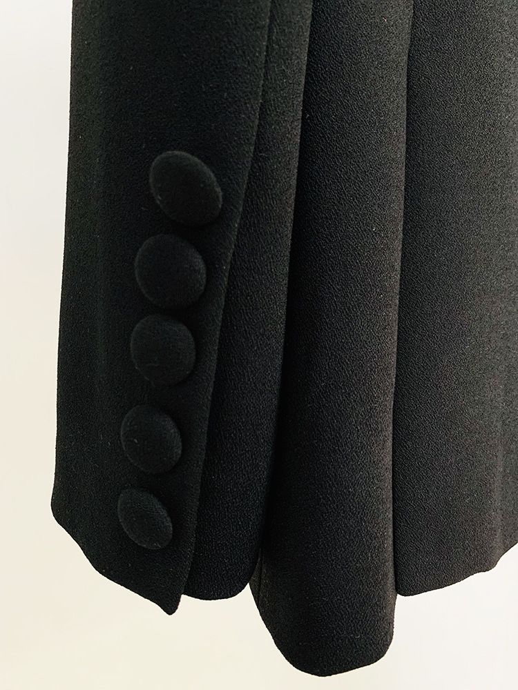 Îmbrăcăminte pentru femei, modă de celebrități, costum fierbinte cu diamant, croială slim fit, cu un nasture, jachetă și fustă_voghion.com