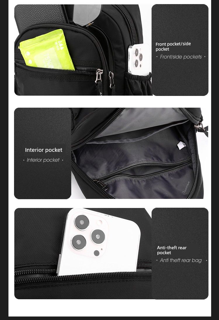 Nylon Trendy Kleine Jungen Leichte Mini Damen Schultasche_voghion.com