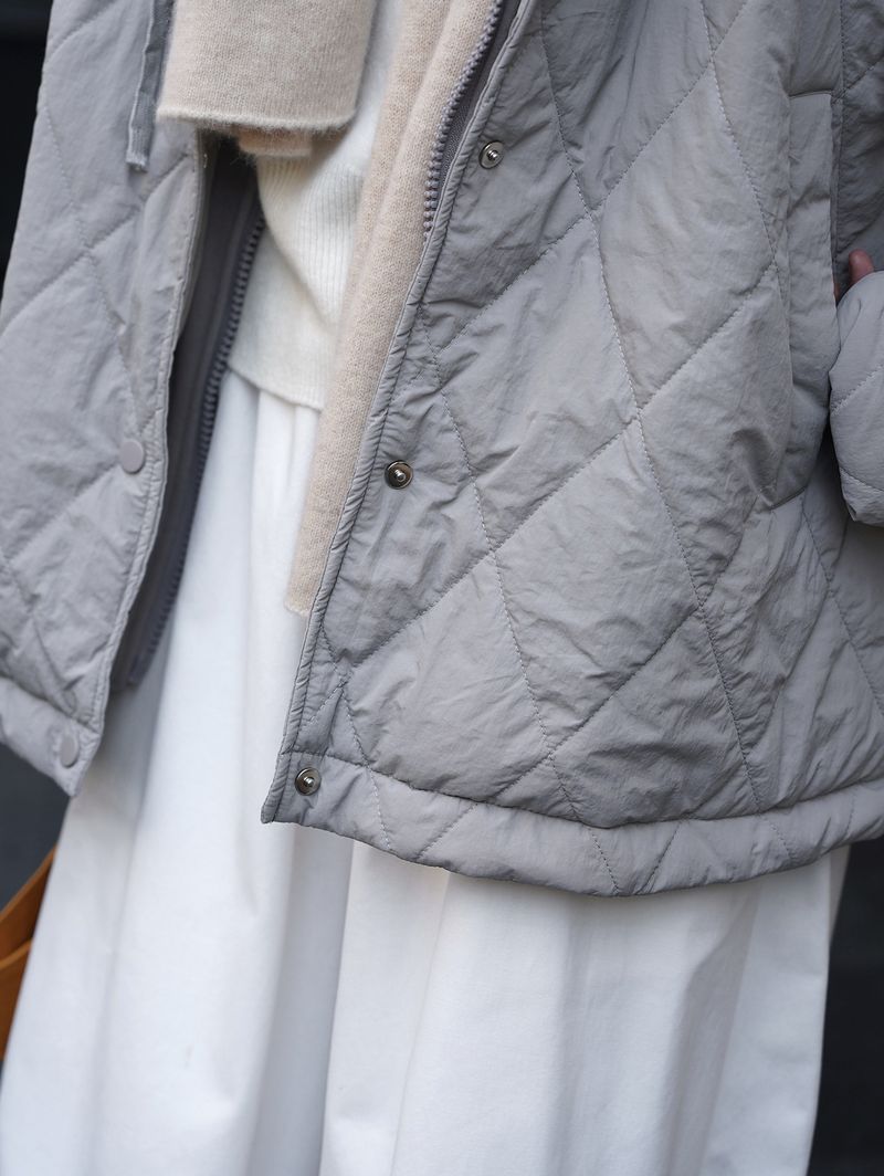 Giacca corta monopetto con cappuccio e motivo a rombi, stile Louvre, per ragazza, invernale, nuova, giapponese, morbida e ampia_voghion.com