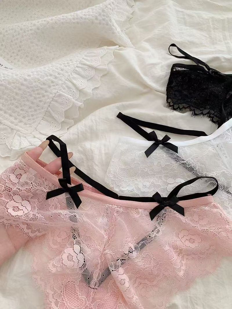 LuvBox Sweet Tea Mousse ~ Intimo da ragazza sexy in stile francese Pure Desire, nuovo, carino, alla moda, versatile e comodo, slip da donna_voghion.com