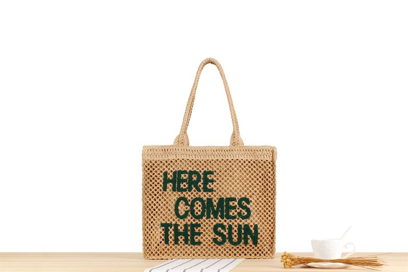 Sac à bandoulière tissé de grande capacité, nouvelle mode, sac à main polyvalent de niche pour les affaires_voghion.com