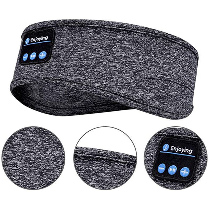 Cuffie per dormire, fascia sportiva wireless Bluetooth con maschera per gli occhi con musica per dormire integrata_voghion.com