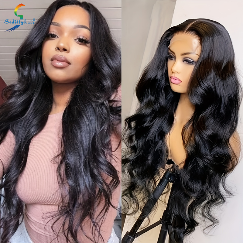 150% Density Body Wave Human Hair Wigs 4*4 Lace Front Human Hair Wigs For Women Natural Color 18-40 Inch_voghion.com
