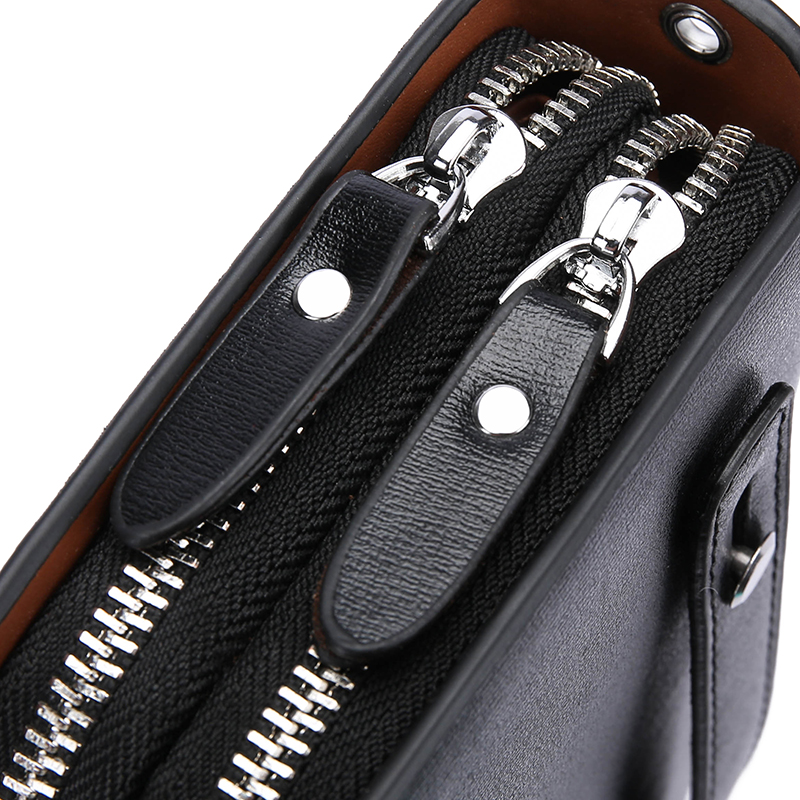 Columbian Känguru-Handtasche für Herren, luxuriöse Handgelenktasche aus echtem Leder mit Textur, großer Kapazität, Business-Casual-Clip-Tasche, Briefumschlag_voghion.com