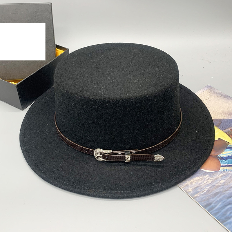 Korean version of autumn and winter wool flat cap travel shopping with a hat_voghion.com