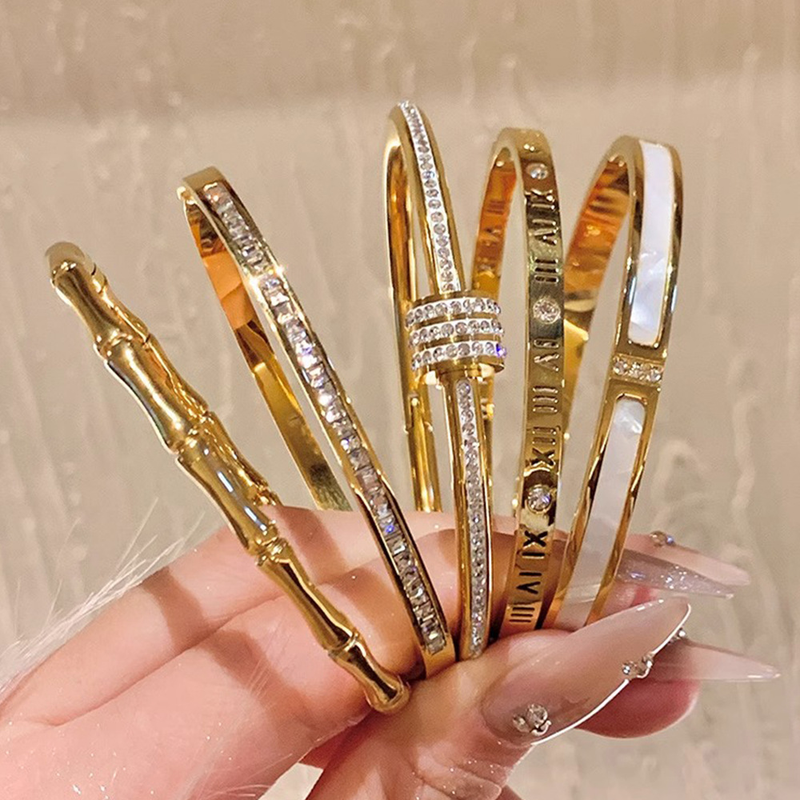 Luxury Titanium Steel Bracelets Fashion Gift For Girlfriend Or Wife_voghion.com