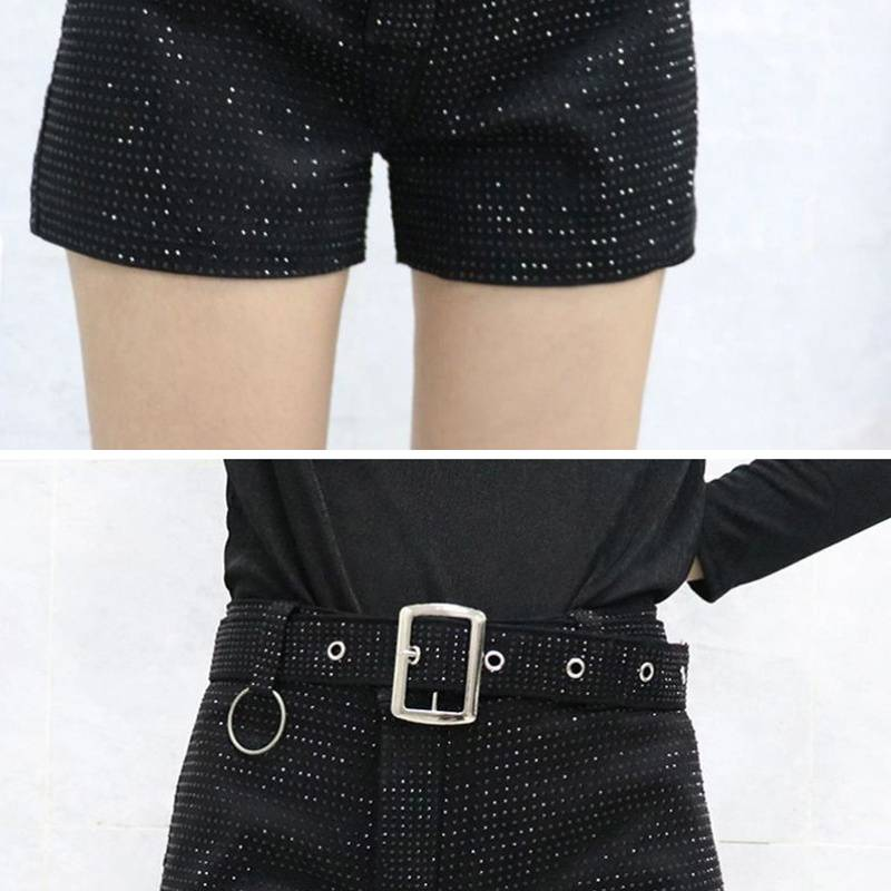 Damenbekleidung Mode Alter Reduzierende Dopaminfarbe Hohe Taille Slim Fit Oberbekleidung Spot_voghion.com