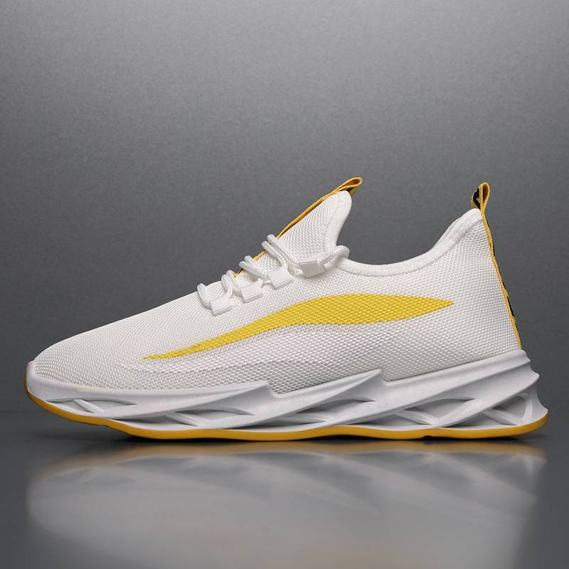 New autumn and winter men's fashionable sports lightweight casual flying woven running shoes_voghion.com