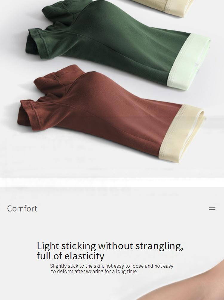 Men's Underwear Antibacterial Comfortable Boxer Briefs Student Pants Fashionable And Simple Four Colors Optional_voghion.com