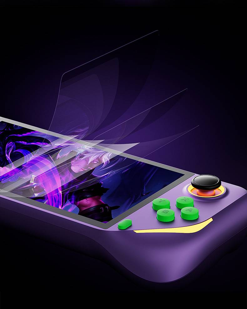 E6plus Dual System Handheld Game Console With 5-inch HD Touchscreen, Retro Gaming Portable Device For Classic & Modern Games_voghion.com