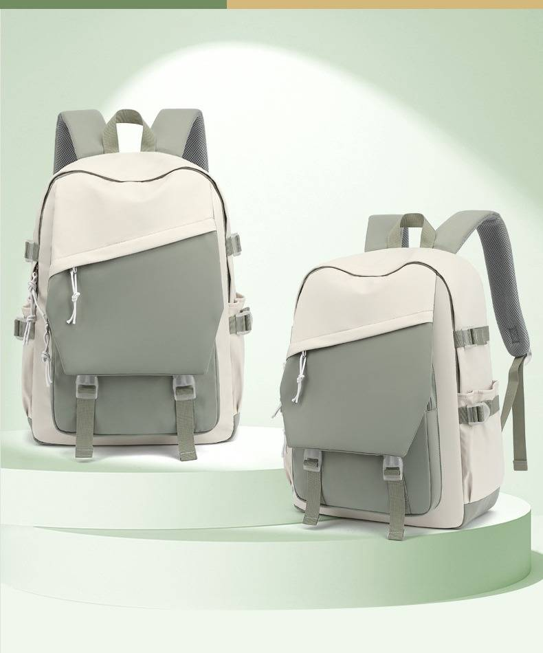Unisex Backpack Waterproof Oxford Fabric Travel Bag With Laptop Compartment 15 Inch, Lightweight Durable For School College Work Commuting_voghion.com