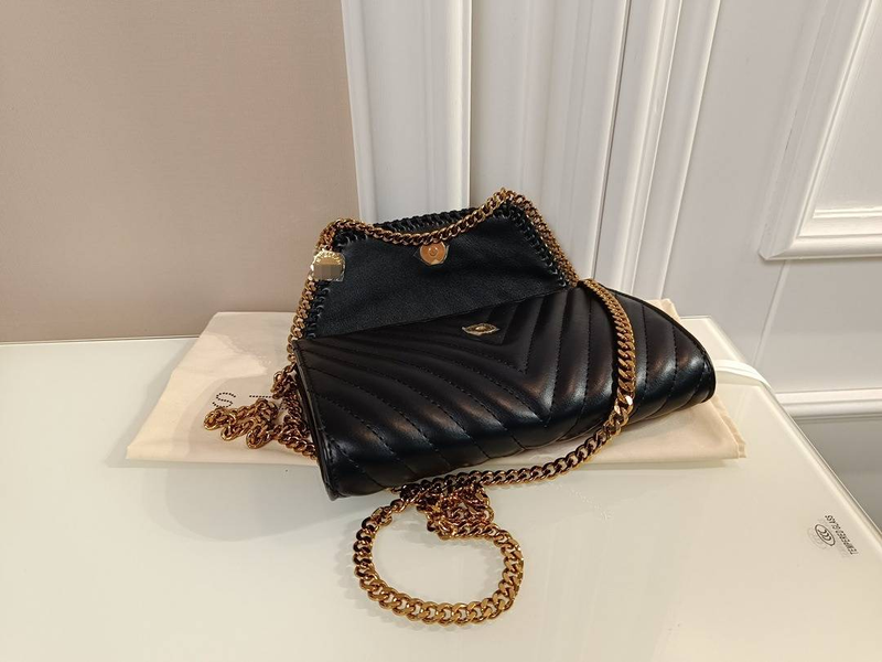Neue Kette High-End Unterarm Clutch Mode Schulter leichte Crossbody Handtasche Top Designer, Dia Cut, Stella Mccarteney Schwarze Kette, Postman_voghion.com
