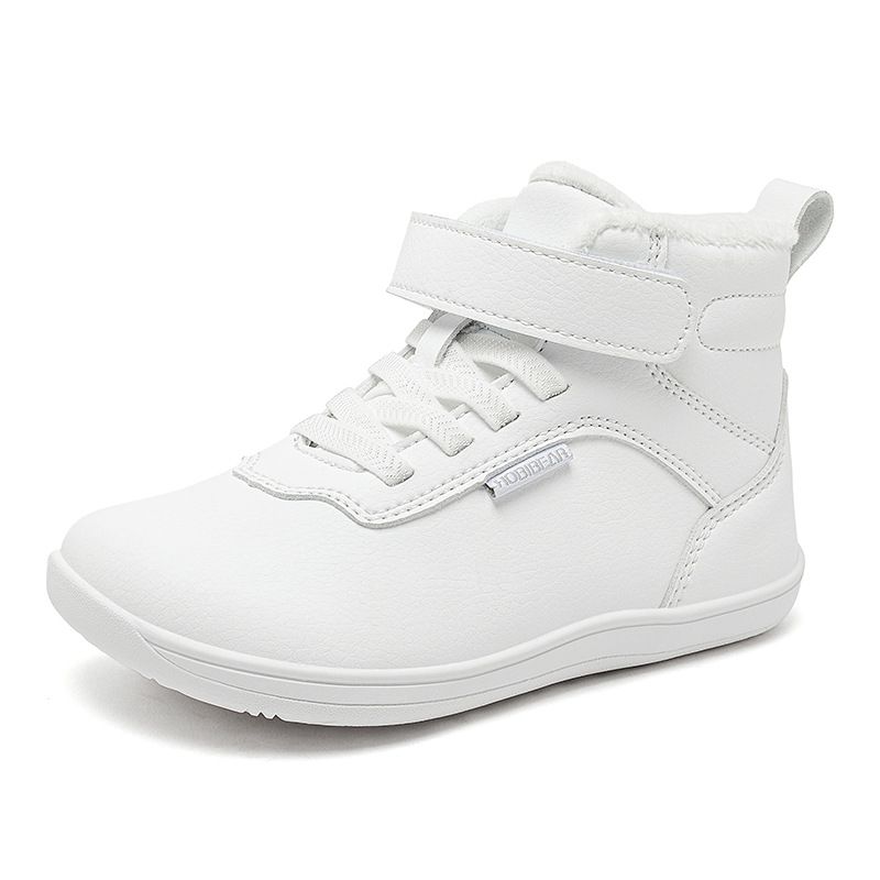 Ermian Winter Children's Leather With Fleece, Short Boots For Boys And Girls, Cold-Proof Walking Shoes_voghion.com