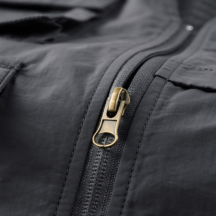 Men's work baggy vest sleeveless multi-pocket clip men's photography jacket_voghion.com