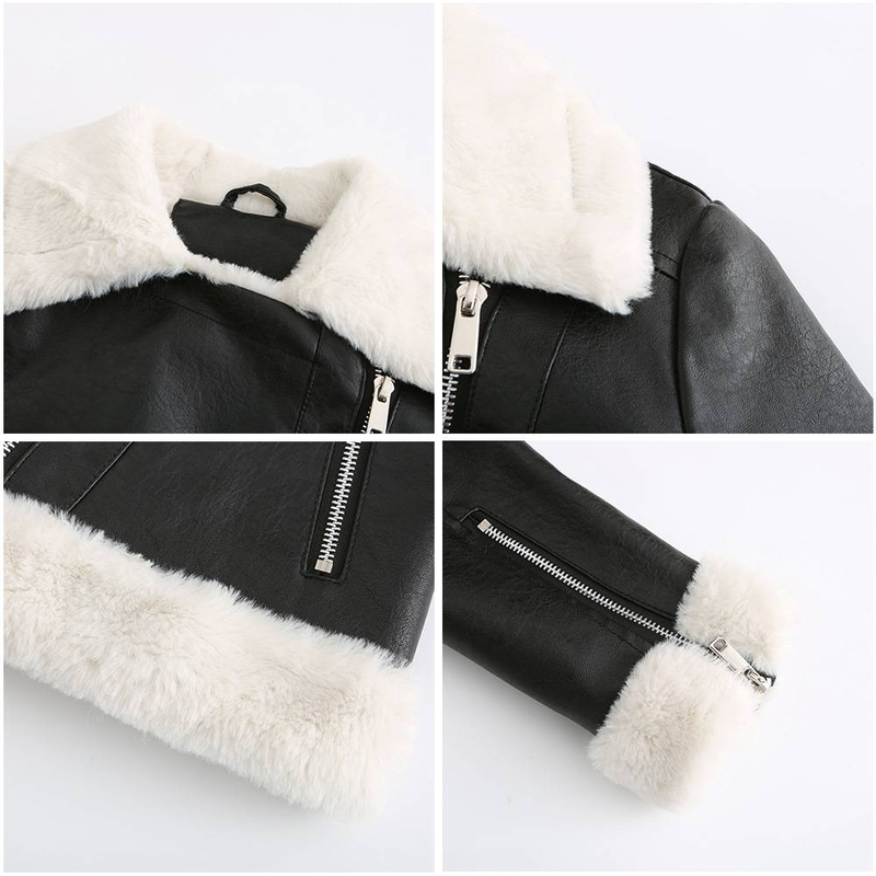 Neue langärmelige warme Reversjacke aus Wildleder für Damen im europäischen und n Pendler-Freizeitstil_voghion.com