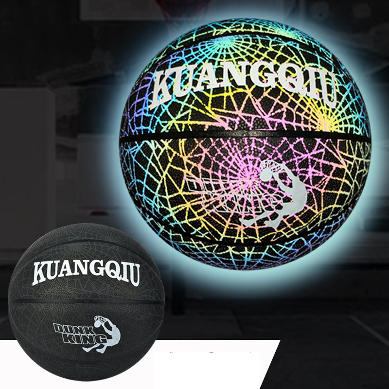 Street Glow Performance Basketball Size 7 - Professional Grade Night Play Ball With Enhanced Durability_voghion.com