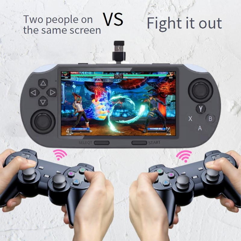Videospielkonsolen Neue SF3000 Handheld-Spielkonsole HD Horizontaler Bildschirm 4,5 Zoll Arcade Handheld Simulator Eingebaute Spiele_voghion.com