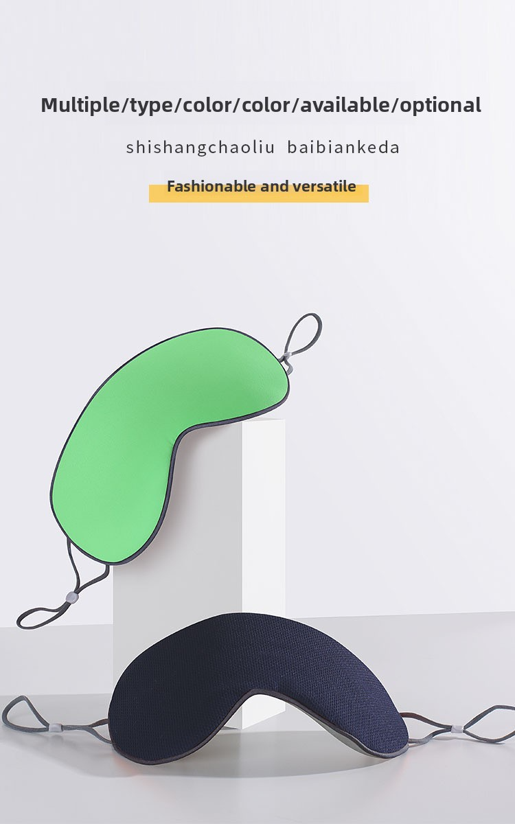 Maschera per dormire sagomata 3D per chi dorme su un fianco - Copertura per gli occhi in seta al 100% che blocca la luce con fascia regolabile (ultra morbida e traspirante, per uso notturno e in viaggio)_voghion.com