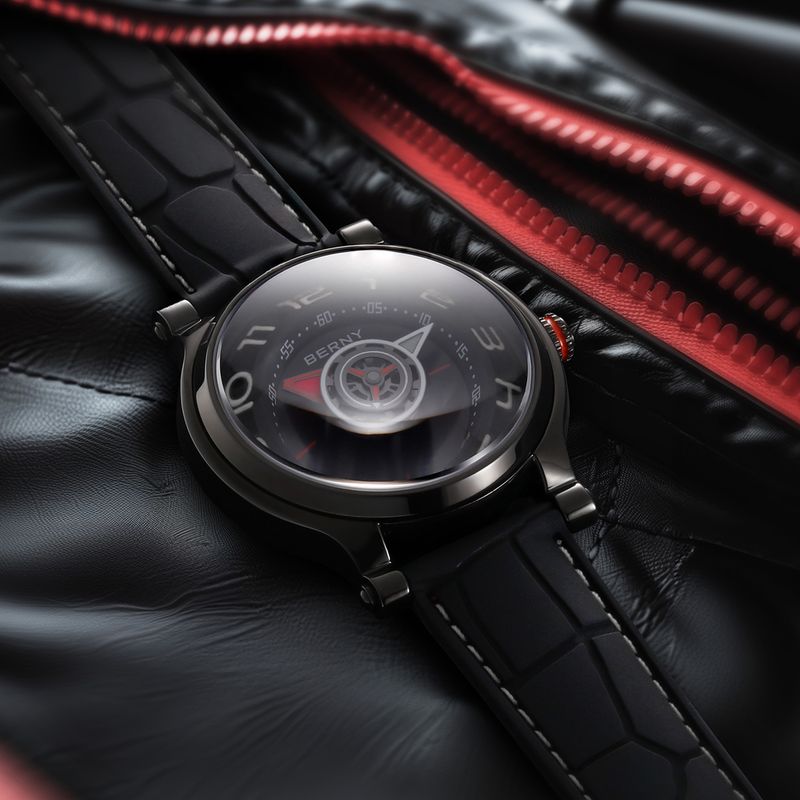 Relojes automáticos BERNY para hombre, de moda, resistentes al agua hasta 5 ATM, correa de silicona, reloj mecánico con fecha, reloj de pulsera de zafiro superluminoso y fácil de leer._voghion.com