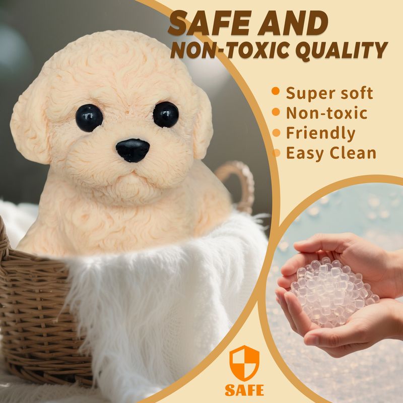 Squishy Dog Squeeze Toys For Anxiety Relief - Non-Toxic Squishy Toys Puppy Fidget Toys, Handmade For Fidget Toys Adults & Kids_voghion.com
