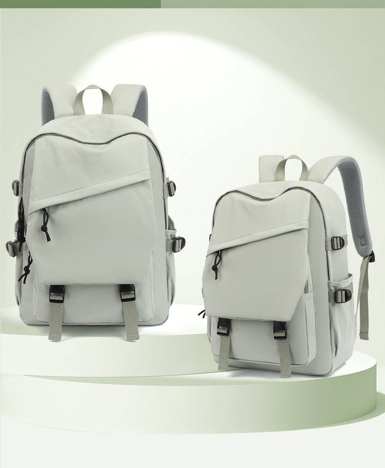 Unisex Backpack Waterproof Oxford Fabric Travel Bag With Laptop Compartment 15 Inch, Lightweight Durable For School College Work Commuting_voghion.com
