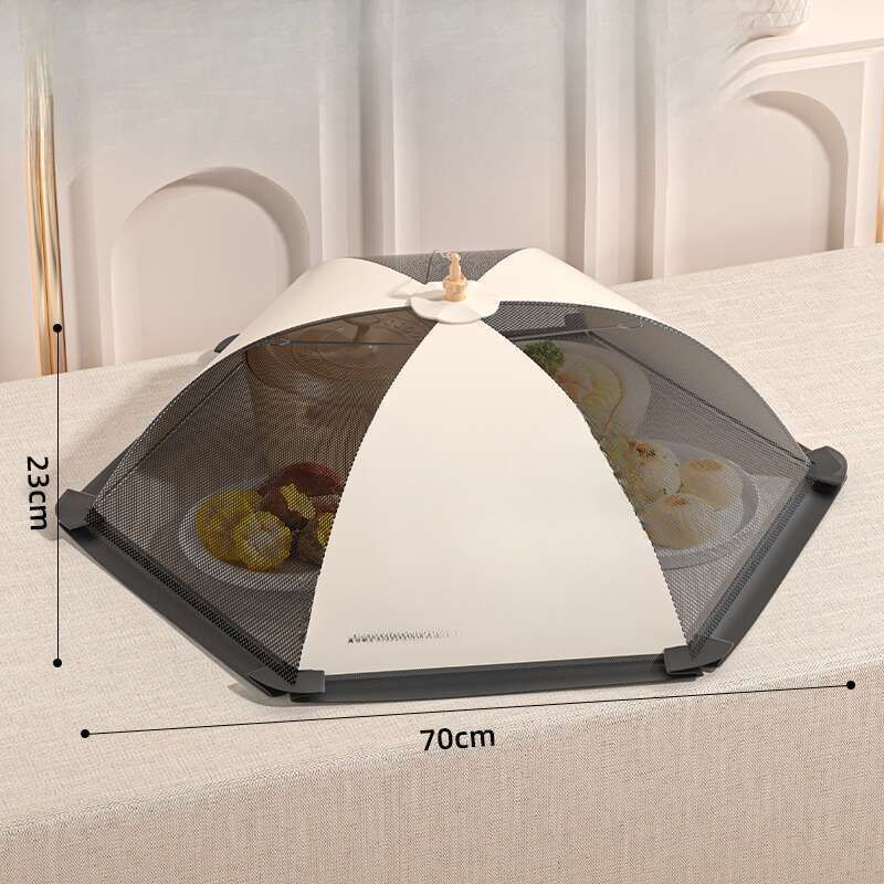 Household Folding Umbrella, Table Vegetable Cover, Flyproof, New Won Records_voghion.com