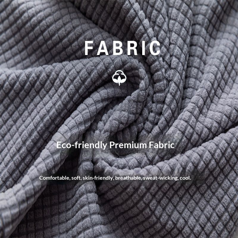 Non-Slip Polyester Chair Covers – Modern Solid Color Stretchable Seat & Back Protectors, Universal Fit For Dining & Office Chairs_voghion.com