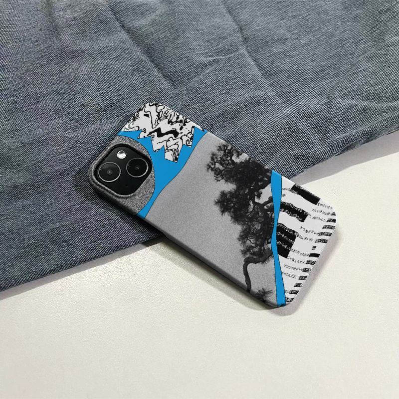 【Textura mate brillante】 Yulan Art 16promaxins Wind Phone 15 Film IPhone 14 Light Luxury 13 Estuche rígido suave 12_voghion.com