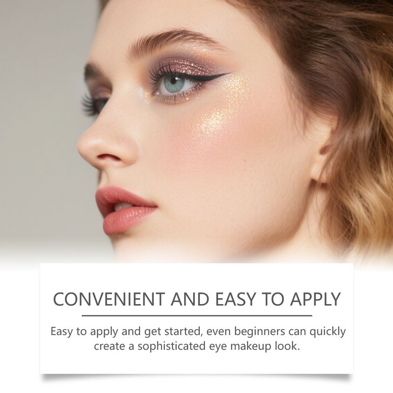 Zephoco Mokkabrauner, leichter, integrierter Pinsel, tragbarer, pigmentierter, einfach aufzutragender Make-up-Lidschattenstift_voghion.com