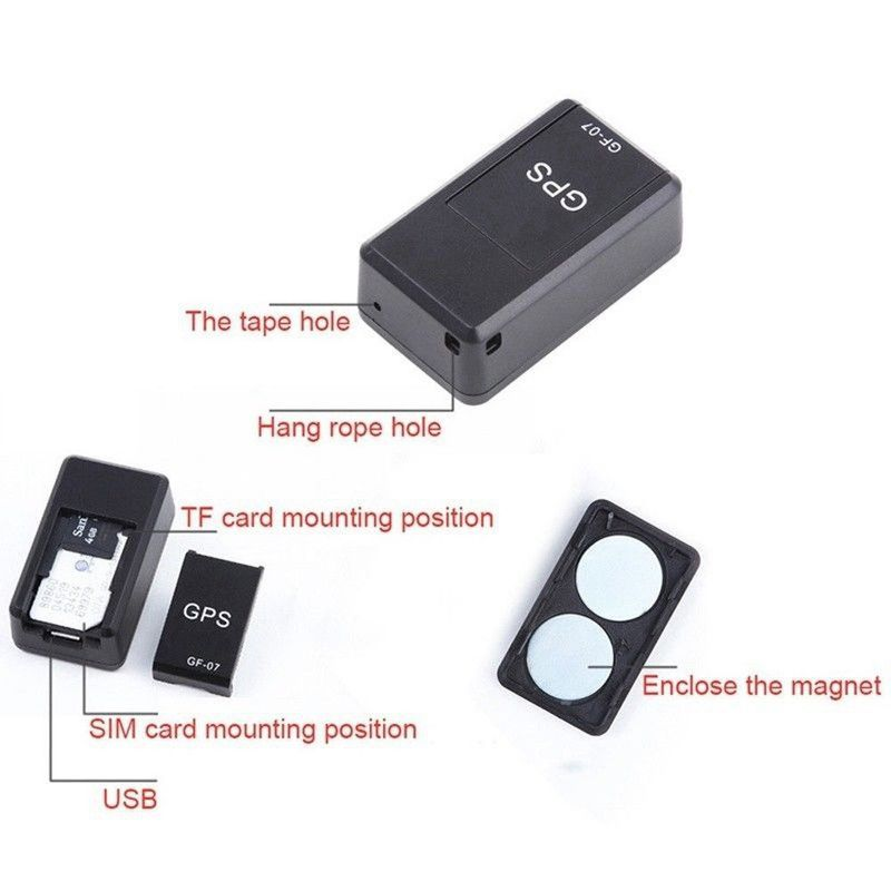 Mini dispositivo di localizzazione magnetico in tempo reale GF07 aggiornato Sistema di localizzazione GPS portatile Localizzatore globale GPS per auto_voghion.com