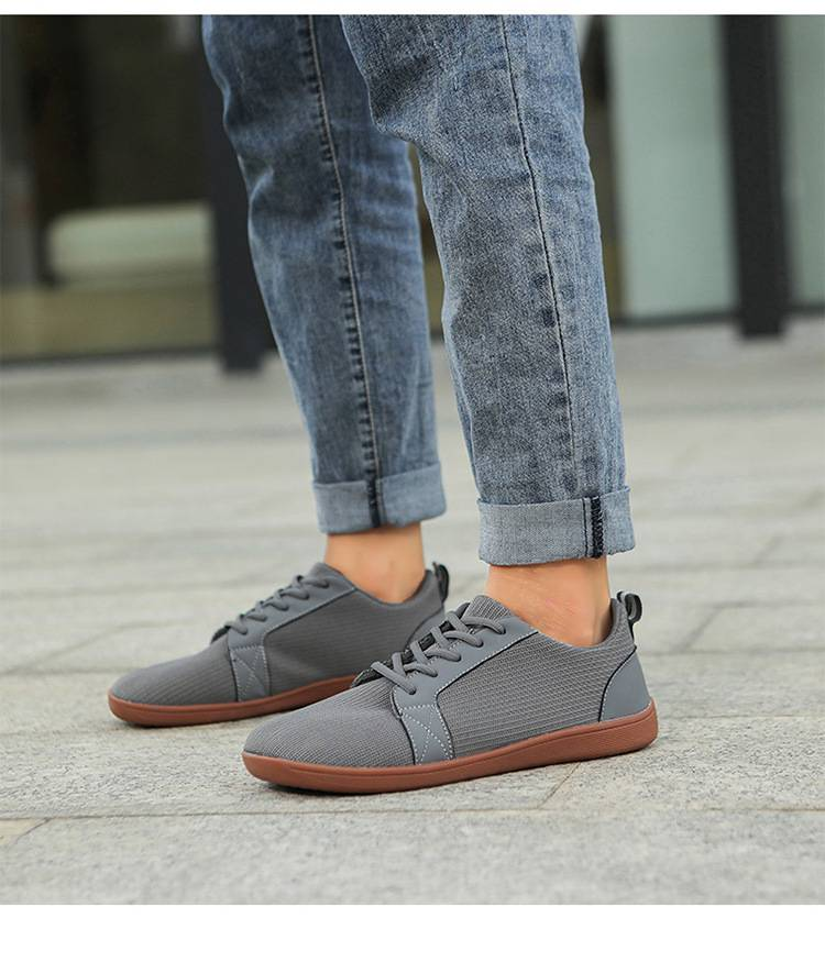 Fliegende, gewebte Schuhe mit breitem Leisten, Wander-, Sport- und Freizeitschuhe, rutschfeste Schuhe mit breiter Zehenpartie für Herren und Damen aus Kuhsehne_voghion.com