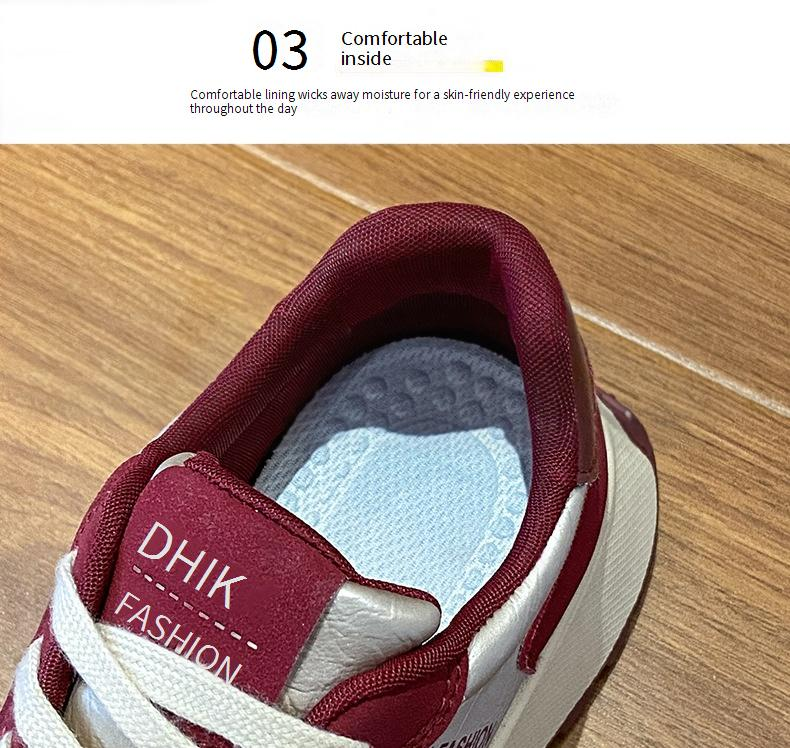 Retro Running Shoes For Women - Chunky Platform Sneakers | Comfortable & Stylish For Casual Wear (Model BN023)_voghion.com