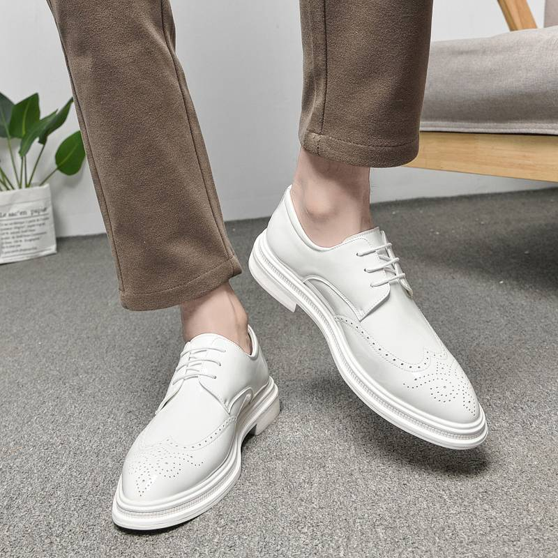 Men Shoes Mens Business Dress Retro Gentleman Formal Carved Brogue Formal Shoes Men High Quality Casual Shoes_voghion.com