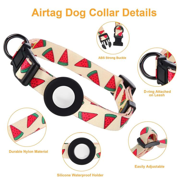 For AirTag Tracker Pet Collar Cats Dog Neck Collar_voghion.com