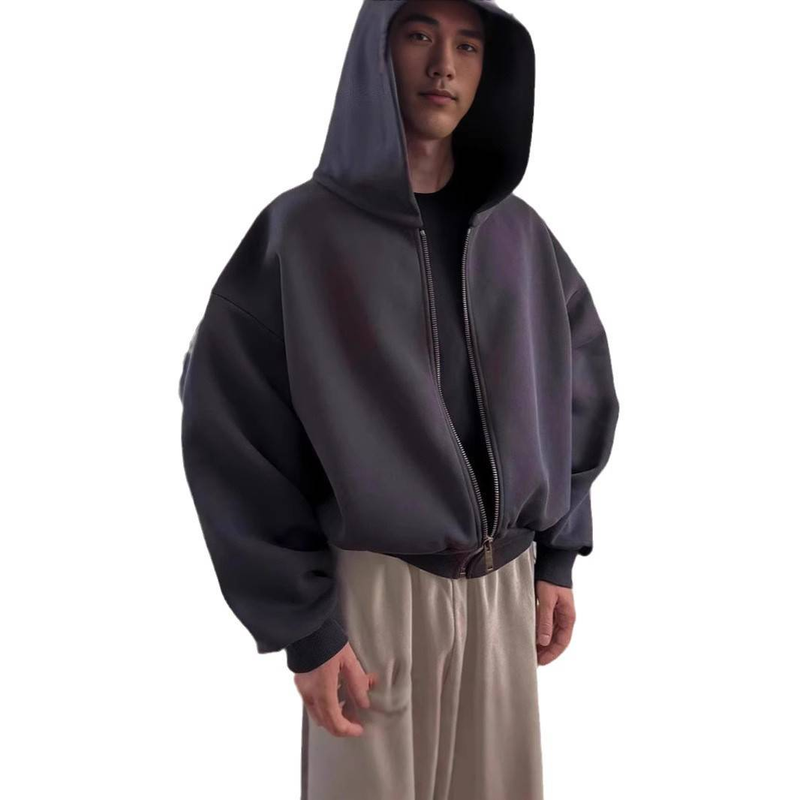 "Trendy Zip-Up Hoodie With Streetwear Style - Premium Polyester Fabric, Custom Colors, S-2XL (Unisex, Oversized Fit, 3D Print Design)"_voghion.com
