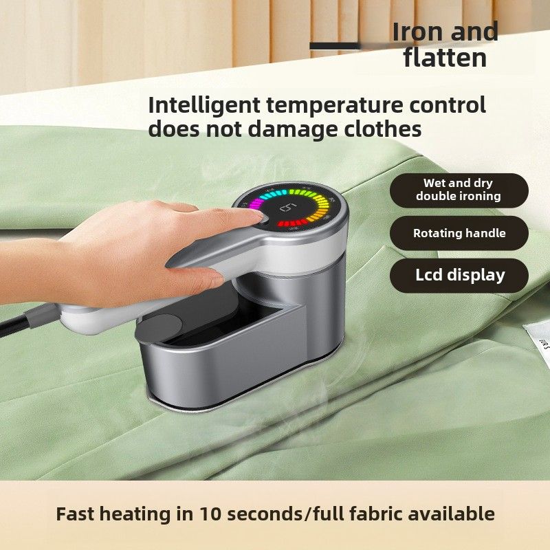 Plancha portátil colgante de modo dual - Certificación ECO | Vapor seco/húmedo para viajes en la UE_voghion.com